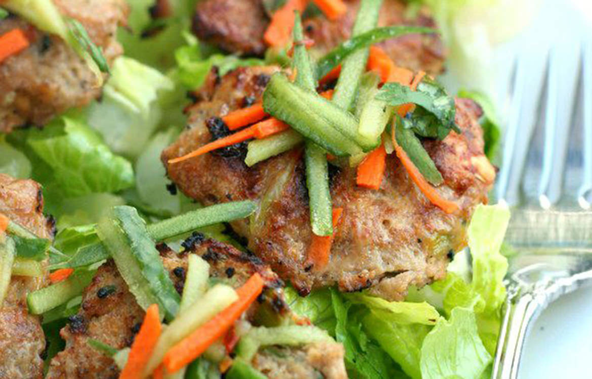 Asian Turkey Slider Salad Recipe